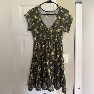 No Boundaries Green Spring Dress